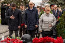 16.04.2025 Церемония перезахоронения у памятника Неизвестному солдату